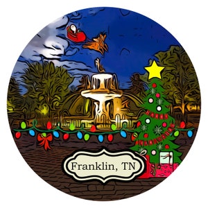 Franklin Christmas Ornaments Trio Assortment - Franklin, TN - Choose your favorite