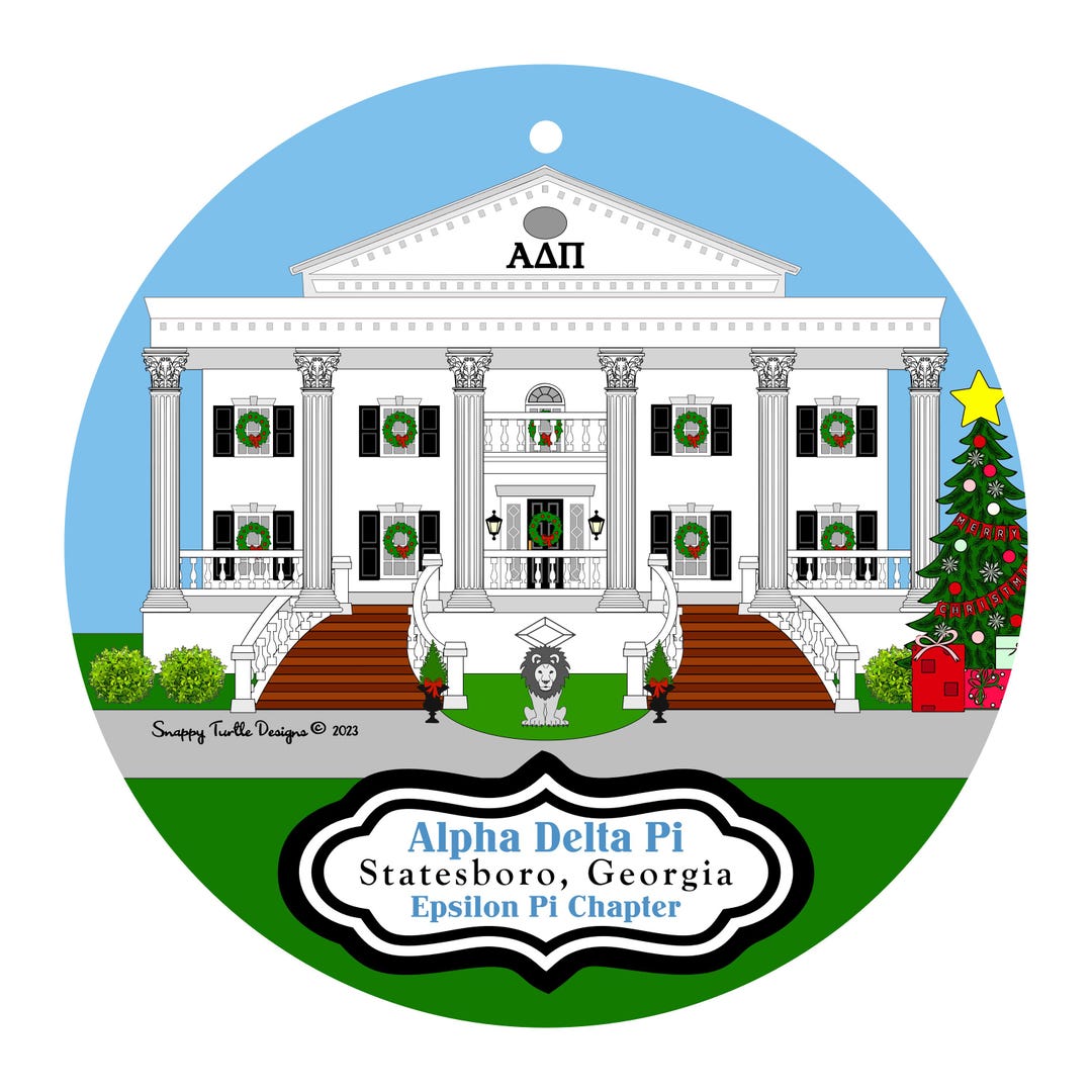 Alpha Delta Pi Sorority House in Statesboro, Georgia Christmas & All ...