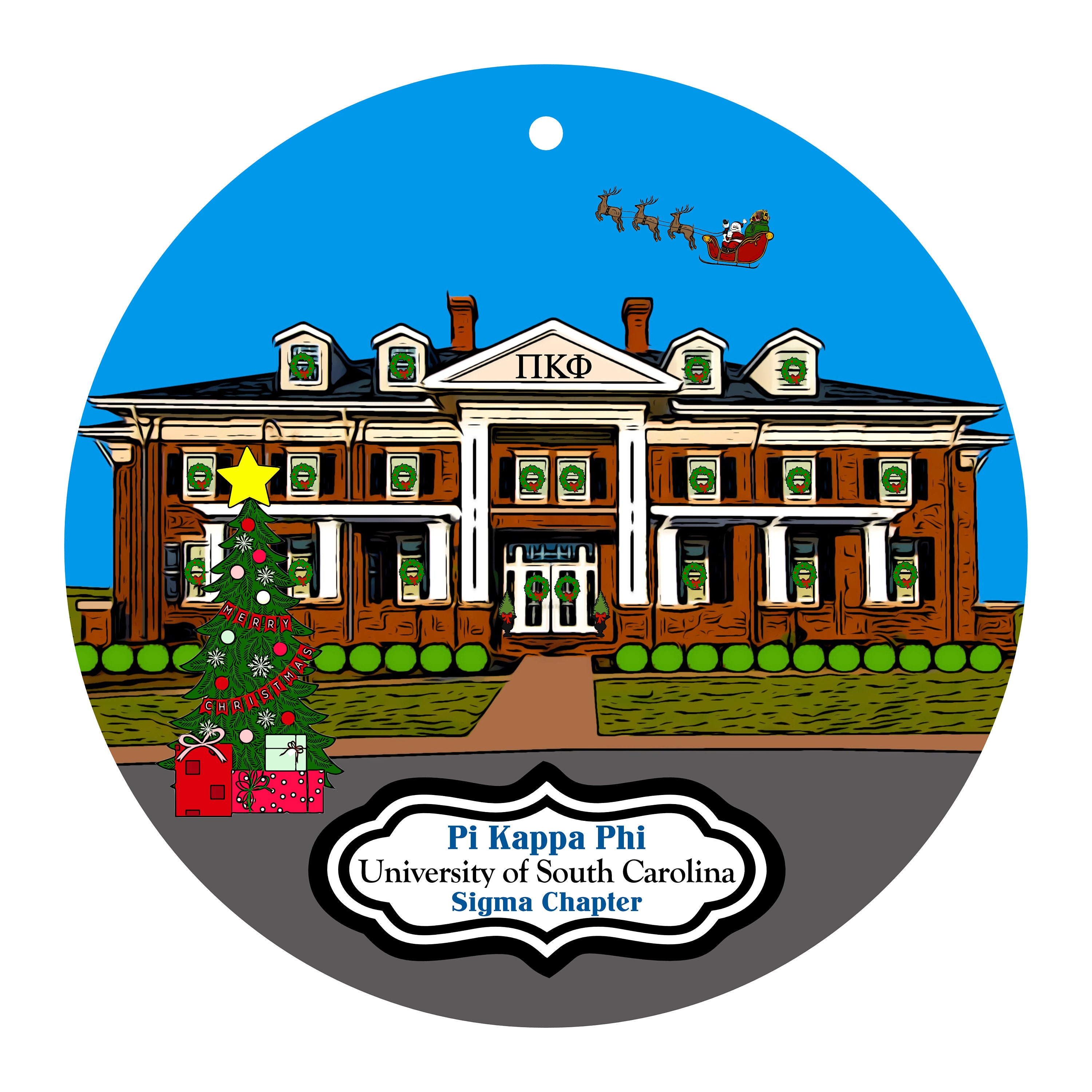 Pi Kappa Phi Fraternity House at the 