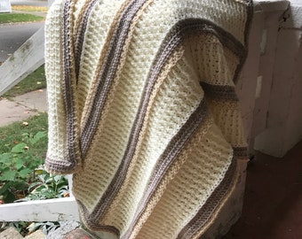 Crochet PATTERN - crochet baby blanket pattern, easy crochet baby blanket pattern, gender neutral crochet baby pattern, easy baby crochet