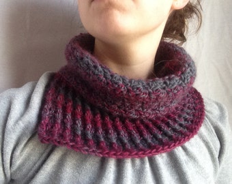 Crochet PATTERN - November Scarf, easy crochet scarf pattern, easy crochet cowl pattern, womens crochet cowl pdf, easy crochet pdf