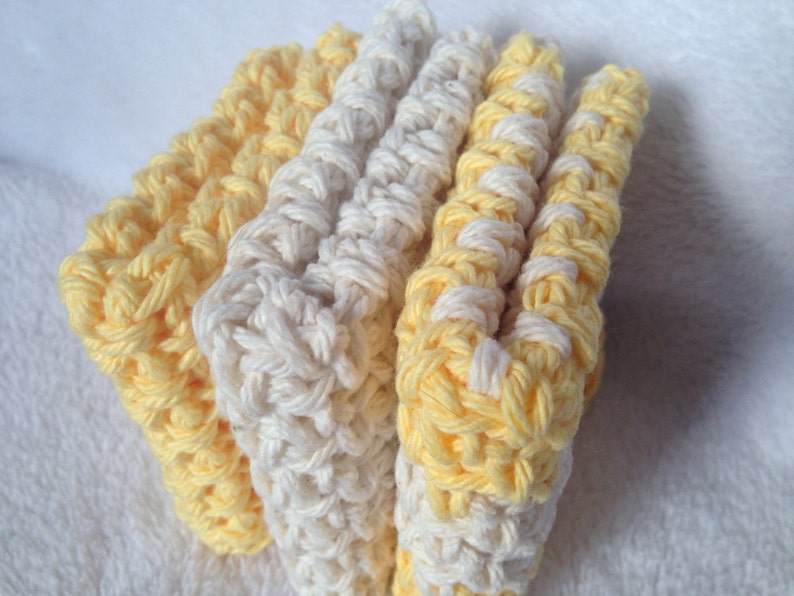 Crochet PATTERN Linen Stitch Washcloth, crochet dishcloth pattern, crochet washcloth pattern, beginner crochet pattern, easy crochet pdf image 2