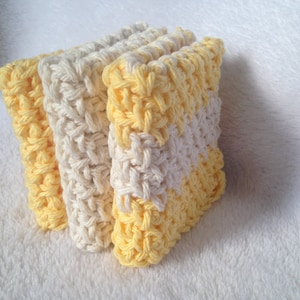 Crochet PATTERN - Linen Stitch Washcloth, crochet dishcloth pattern, crochet washcloth pattern, beginner crochet pattern, easy crochet pdf
