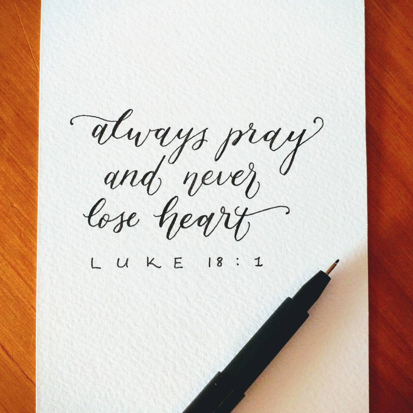 Hand Lettering Wall Art Original Artwork Calligraphy Etsy