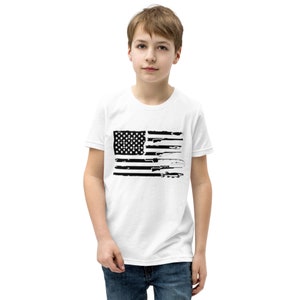 Bull Red Youth Fishing Shirt-Army Green