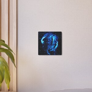 Metal Art - Image of Blue Nebula taken using a NASA telescope - Original from NASA