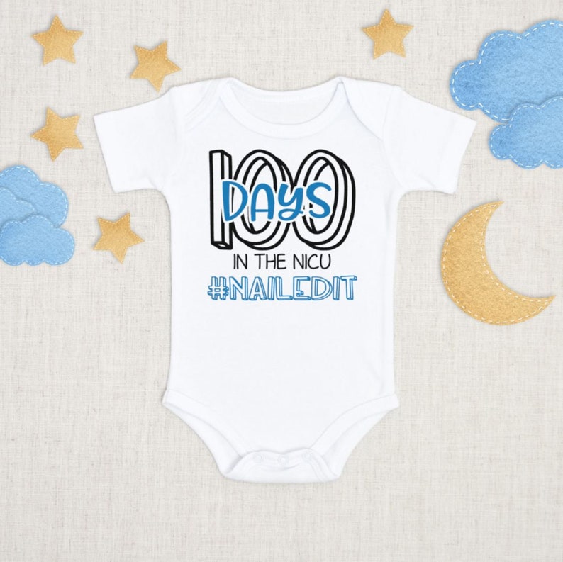 100 Days in the NICU nailedit Preemie Etsy UK