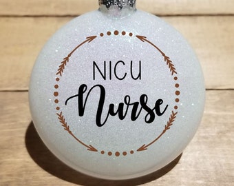 NICU Nurse Christmas Ornament
