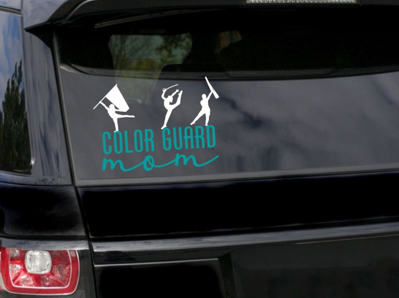 Color Guard Mom Car Decal Color Guard Car Decal Decal - Etsy