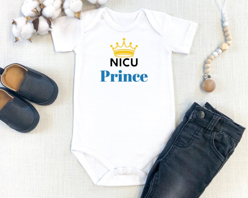 NICU Prince preemie baby boy Onesie\u00ae