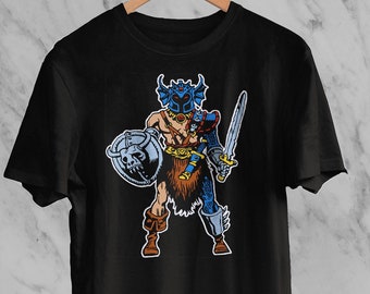 Warduke /// T-Shirt /// Manuale dei mostri 1a edizione Dungeons and Dragons avanzati anni '70-'80 Vintage AD&D Serie TV animata Uomo Donna