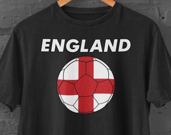 Inghilterra Calcio /// T-Shirt Unisex /// Inglese British Soccer FC United Kingdom National Team World Cup Champion Club /// USA Stampato