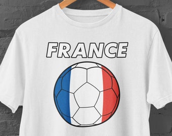 Francia Calcio /// T-Shirt Unisex /// Calcio Francese Les Bleus FC Nazionale Roosters World Cup Champion Club /// Americano USA Stampato
