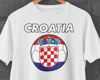 Croazia Calcio /// T-Shirt /// Coppa Nazionale di calcio croata FC Club FIFA Zagabria /// uomo donna unisex