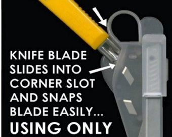 Repuesto de funda BLADEater: 10 cuchillas, compartimento para cuchillas y almacenamiento