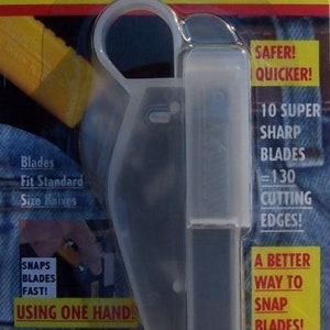 Holster Refill w/Built-In Blade Snapper Each Pack Includes: 10 Blades, Blade Well & Separate Blade Storage, Invented by Mary Kay Hansen immagine 2