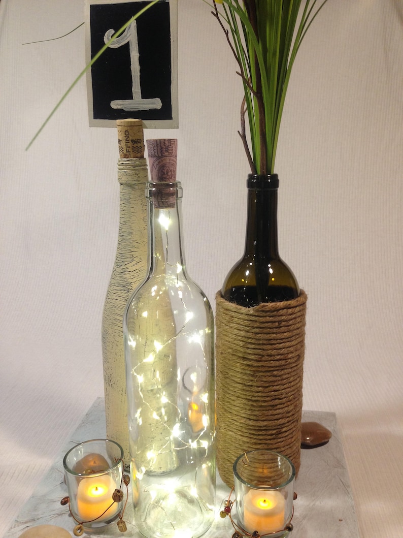 6 Guirlandes lumineuses LED authentiques en liège, cadeaux de fête, idées d'événement de mariage, centres de table, décorations, lumières de Noël image 2