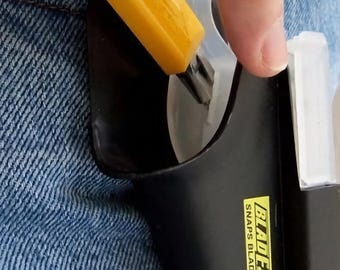 Funda Blade Snapper con almacenamiento de cuchillas y cuchillos a presión