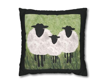 Copia de la funda de almohada cuadrada de imitación de ante