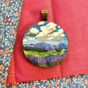 Lavender Field Pendant