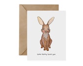 Bunny "Some Bunny Loves You" Card – Riverine Rabbit – Eco Friendly Greeting Card – Cute Bunny Stationery – Wildlife Conservation, Valentine