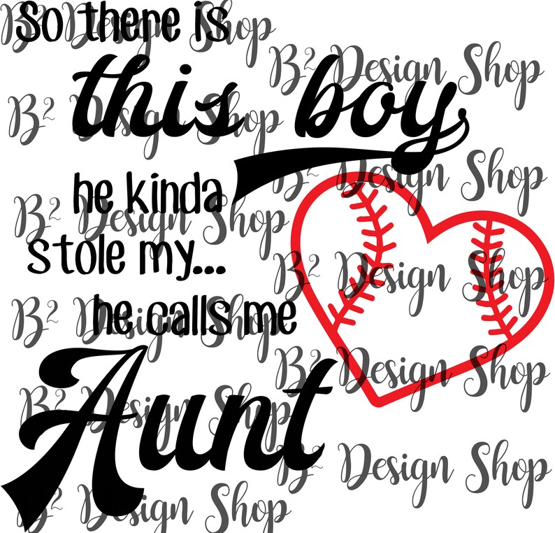 Download So there is this boy... baseball Aunt SVG file can | Etsy