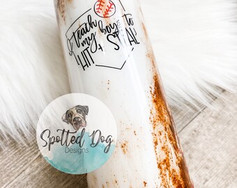 Dirty Softball/Baseball Personalized Tumbler