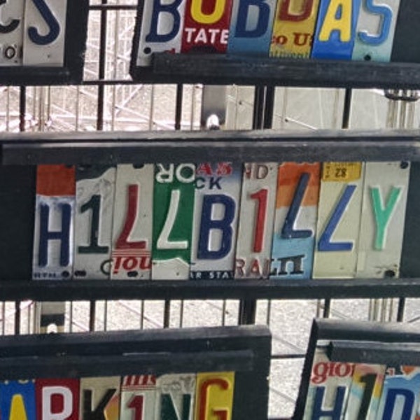 Personalized License Plate Signs