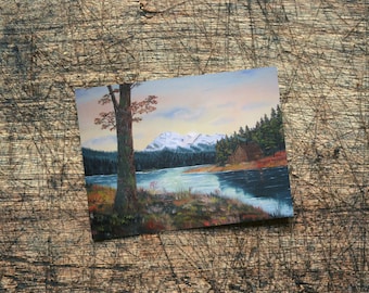 Mt Rainier Landscape Greeting Card: Pacific Northwest Fine Art (5x7")