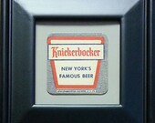 Knickerbocker Framed Vintage Beer Coaster