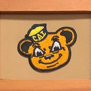 Cal Berkeley Golden Bears Framed Vintage Embroidered Patch