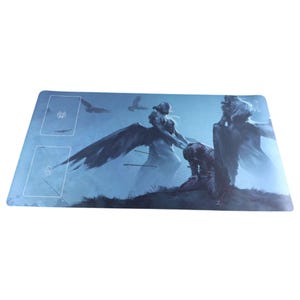 Tapete de juego Valhalla con ilustraciones de Angel Warrior, para juegos de cartas de Games Lab, 61 x 30 cm (nuevo)