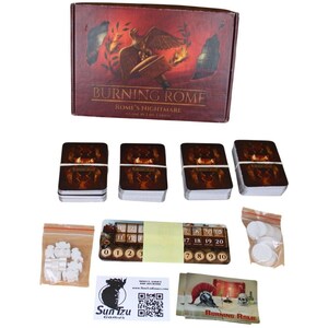 Burning Rome Rome's Nightmare Tactical Card Game SunTzu Games verzegeld 2018