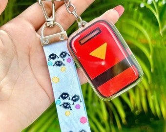 Studio Ghibli Spirited Away Soot Lanyard Keychain