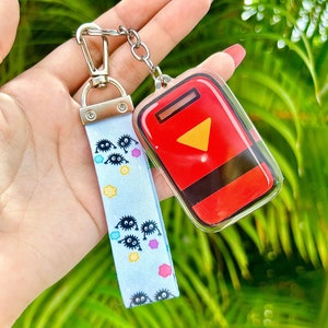 Studio Ghibli Spirited Away Soot Lanyard Keychain