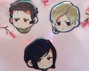 Resident Evil Phone Grips | Leon Kennedy | Ada Wong | Chris Red | Phone Accessories