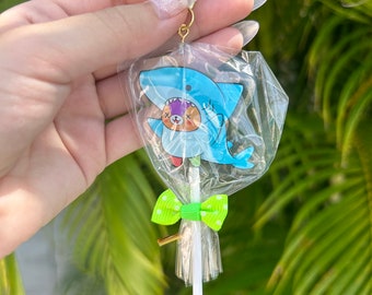 ACNH Stitches Villager Lollipop Charm|| 2" Double Sided Acrylic Charm