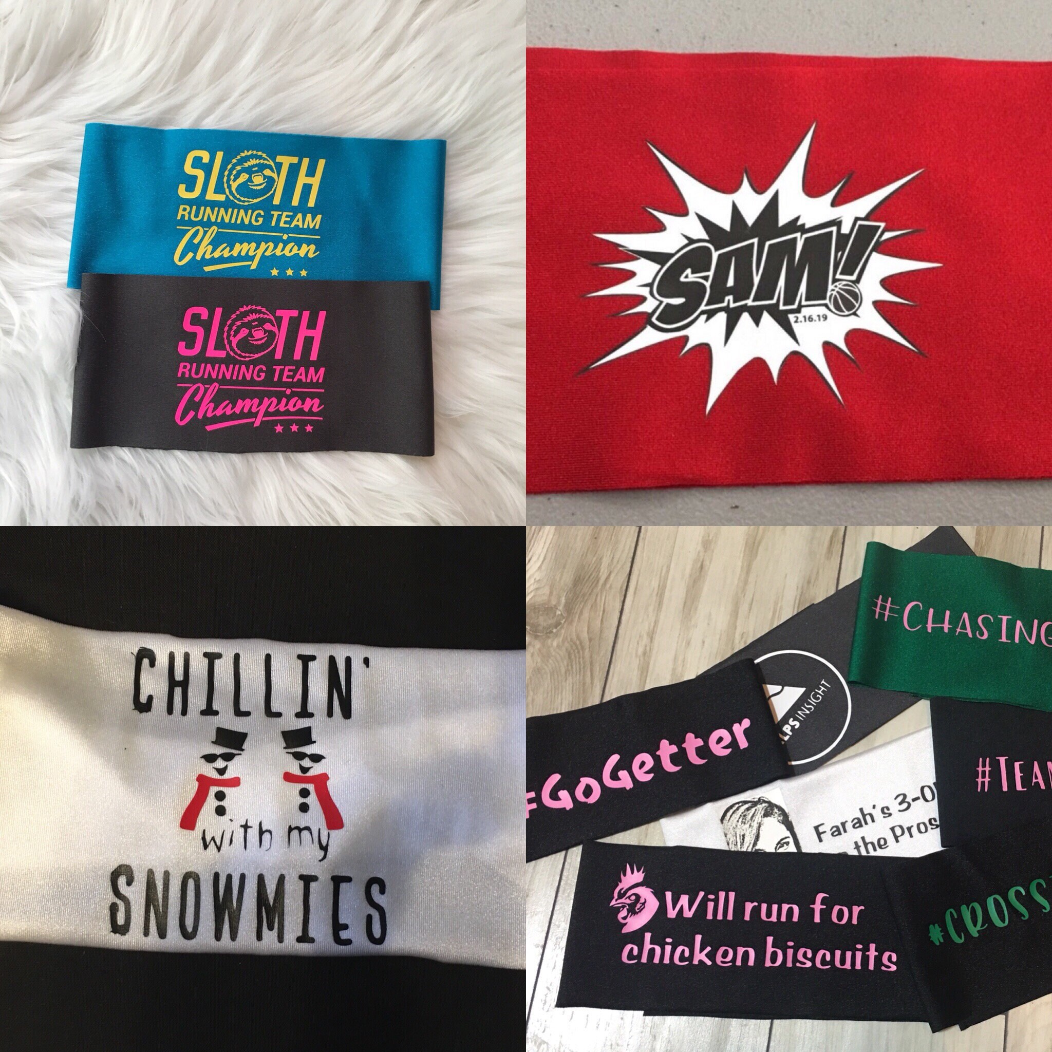 50 Customized Headbands Custom Headband Logo Headband One Etsy