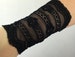 Black Lace Wrist Cuffs, Wrist Cuff, Tattoo cover up, Boho, arm covers, lace cuffs, Tattoo Cover, Black Lace 