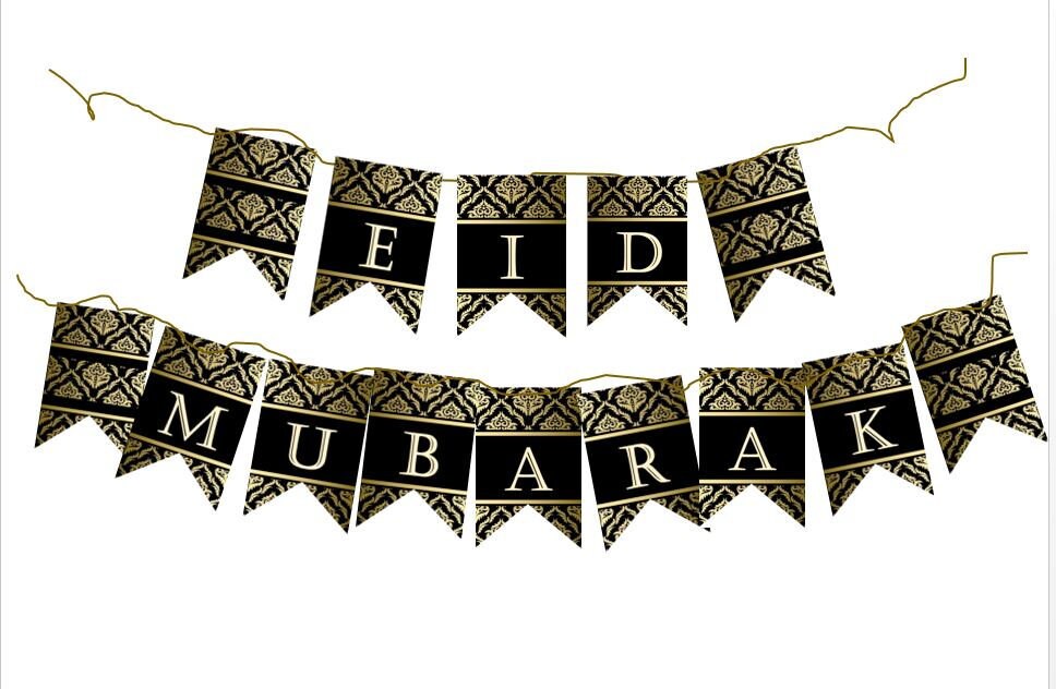 Eid Mubarak Banner Royal Diy Decoration Best Selling Etsy