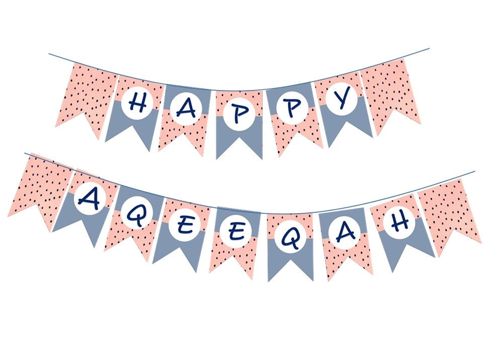 AQEEQAH Mubaraka or Happy AQEEQAH Banner Children Islamic | Etsy Canada