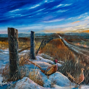Road Side,  Pheasant print