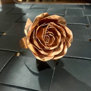Handmade Copper Rose – 7th Anniversary Gift, Valentine’s Day, Mother’s Day, Wedding Gift