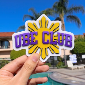 Ube Club Sticker - Philippinische Sonne