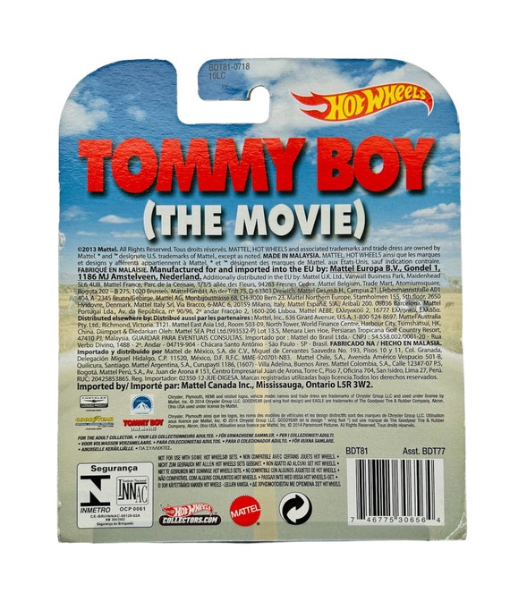Tommy Boy 67 Plymouth Belvedere GTX Hotwheels Collector Etsy