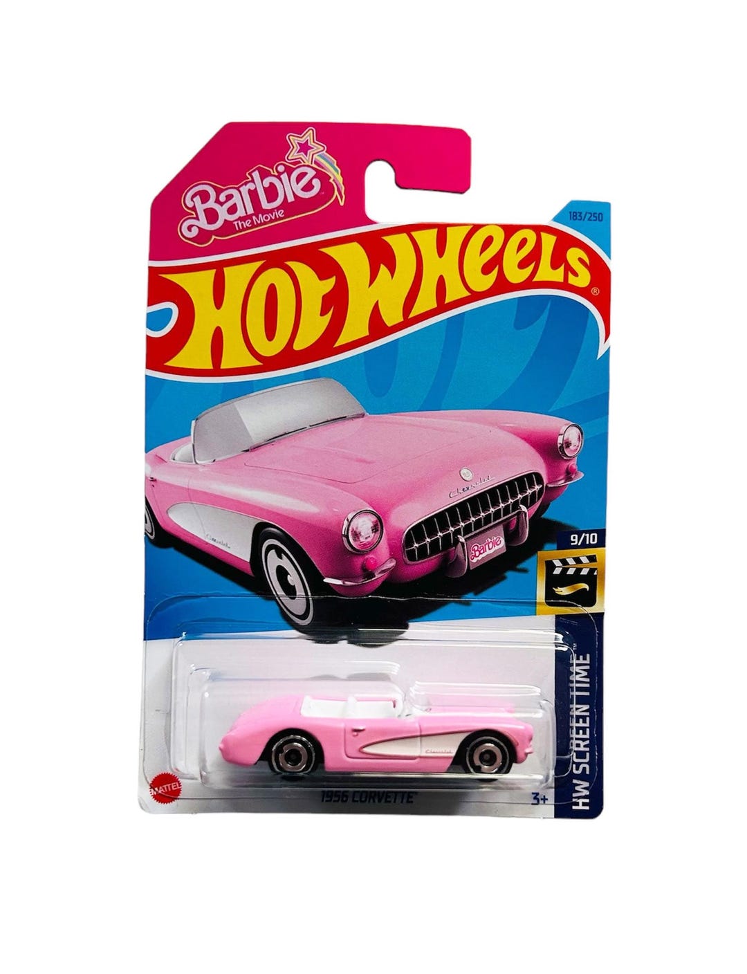 1956 Corvette Barbie the Movie Hot Wheels Etsy