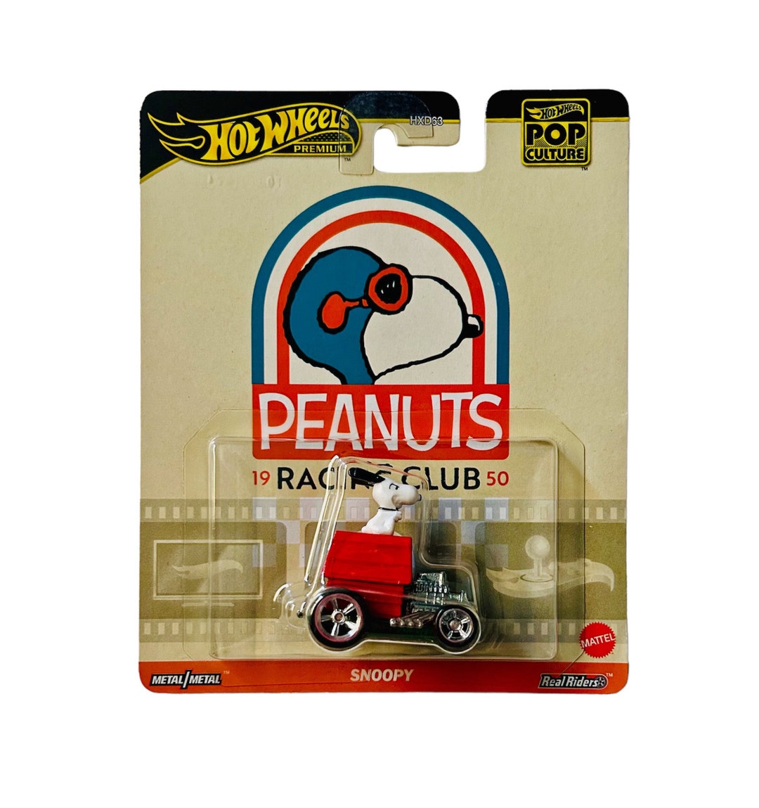 Snoopy 1950 Racing Club Hot Wheels Pop Culture - Etsy