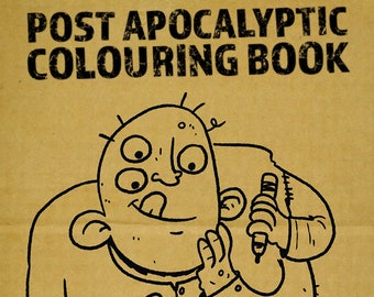 Post Apocalyptic Colouring Book - ENGLISH DIGITAL VERSION