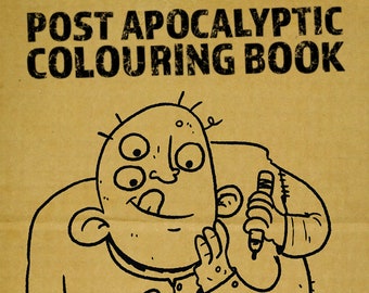Libro para colorear post apocalíptico - VERSIÓN DIGITAL EN INGLÉS