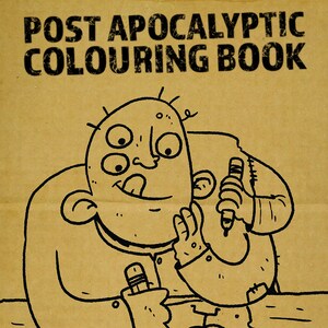 Post Apocalyptic Colouring Book - ENGLISH DIGITAL VERSION